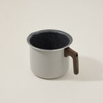 Alberto Non Stick Grey Milk Pan With Wooden Handle  image number 0