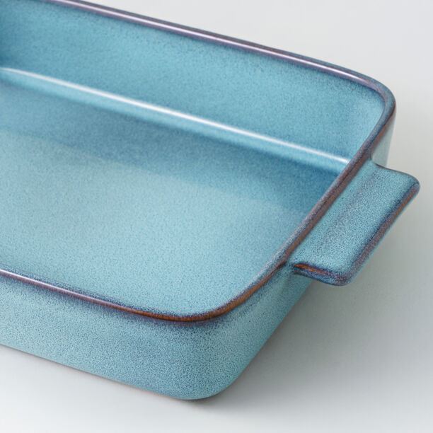 La Mesa stoneware oven to table 2pcs rectangular dish set, blue image number 4