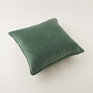 Homez Green Plain Cushion Cover, 45*45Cm
