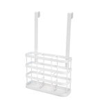 Alberto White Coated Over The Shelf Utensil Holder  image number 0