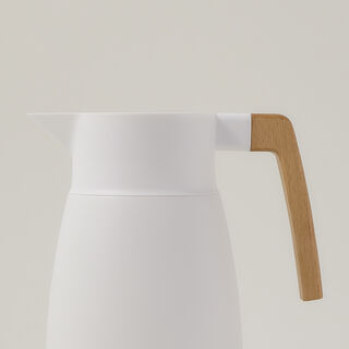 Dallaty 1 Pieces Steel Vacuum Flask Nature White 1.5L