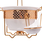 Round Food Warmer Deep With Hanger Gold image number 2