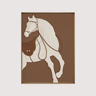 Homez abstract horse canvas wall art 90*120*5cm