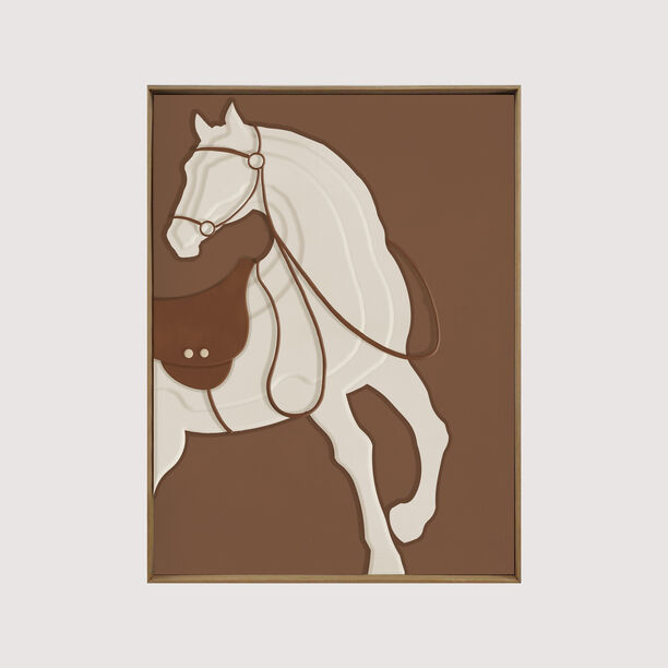 Homez abstract horse canvas wall art 90*120*5cm image number 0