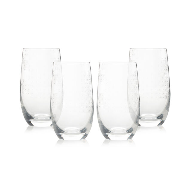 Sarab 4 Pieces Glass Hiball Tumblers image number 1