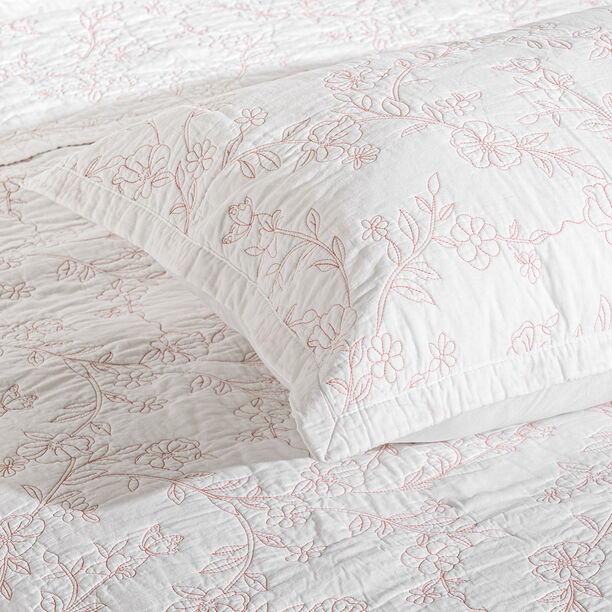 بوتيك بلانش طقم لحاف كينج قطن 3 قطع 250*240سم، أبيض image number 4