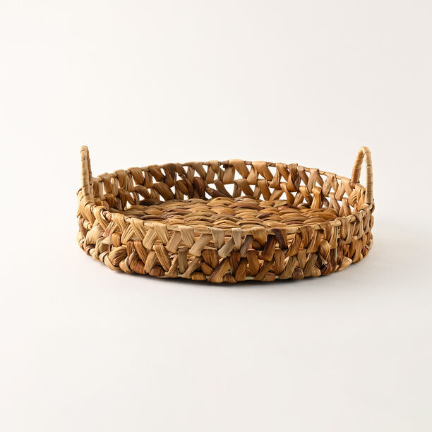 Dallaty Rattan Tray Round Shape 34*34*12Cm image number 0