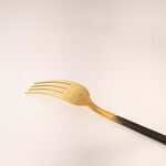 La Mesa gold plated + black finished stainless steel cutlery set 20 pc image number 4