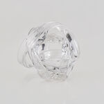 Homez glass twist home accent clear 15*15*15cm image number 1