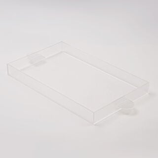 Dallaty Acrylic Tray With Clear Color Handle, 59.5*30*5 Cm