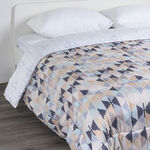 Cottage multicolour Ikkat print comforter twin size image number 0