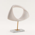 Homez huda pisa decorative sculpture 31*8*33cm, white image number 0