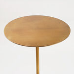Homez Marble Side Table, Beige 31*53 Cm image number 1