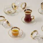 18 Piece Tea Set Gold Rim image number 4