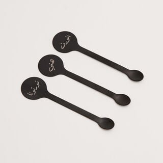 دلتي طقم ملاعق شاي معدن 6 قطع