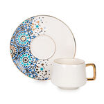 12Pc Porcelain Turkish Coffee Set image number 1