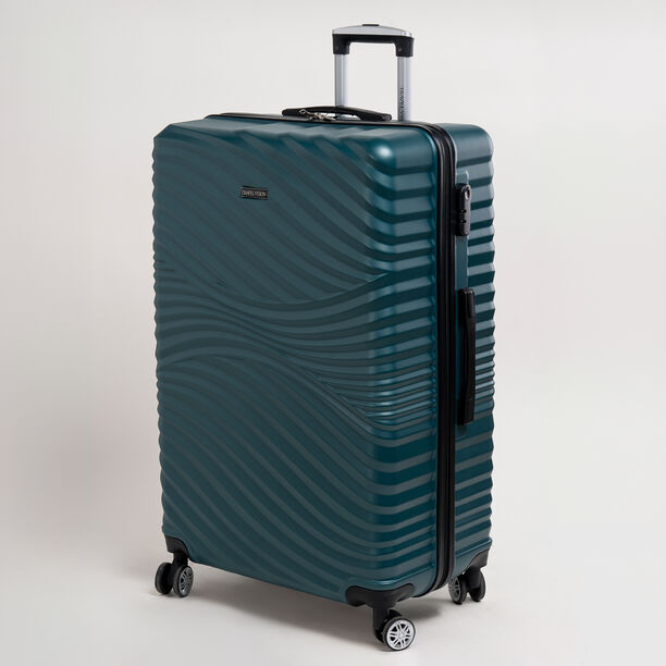 Travel vision durable ABS 4 pcs luggage set, dark green image number 5