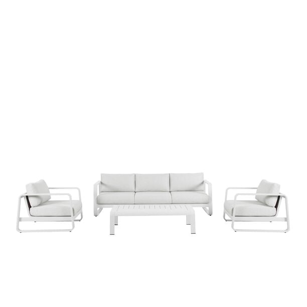 Homez Aluminum Memphis Sofa Set Of 4Pcs, image number 1