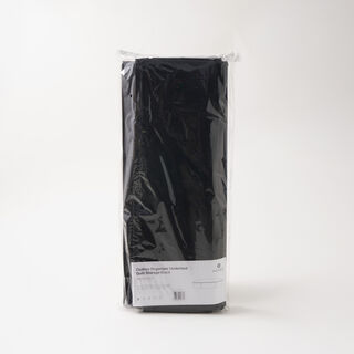 هومز منظم ملابس تخزين بطانيات تحت السرير من البوليستر، اسود 95*38*22 سم