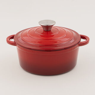 Alberto enameled cast iron dutch oven 20*25.5*8.5cm, red