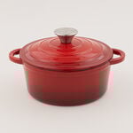 Alberto enameled cast iron dutch oven 20*25.5*8.5cm, red image number 0
