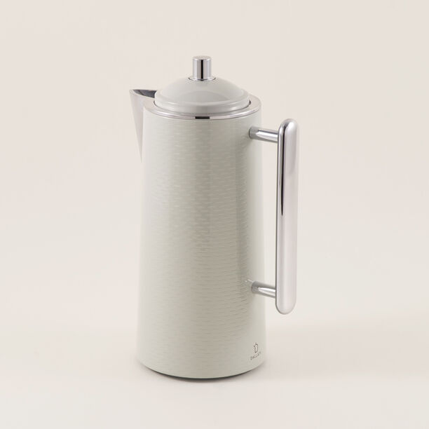 Dallaty stainless steel vacuum flask set of 2pcs 1L, grey image number 1