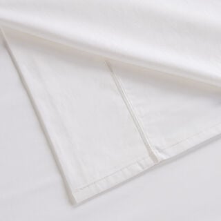 Boutique Blanche Flat Sheet 100% Egyptian Cotton 400Tc Full, White 180*270 Cm
