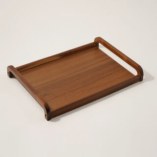 Dallaty acacia wood tray 42*30*5.5cm, beige