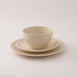 La Mesa 18pcs embossed porcelain dinner set, white image number 0