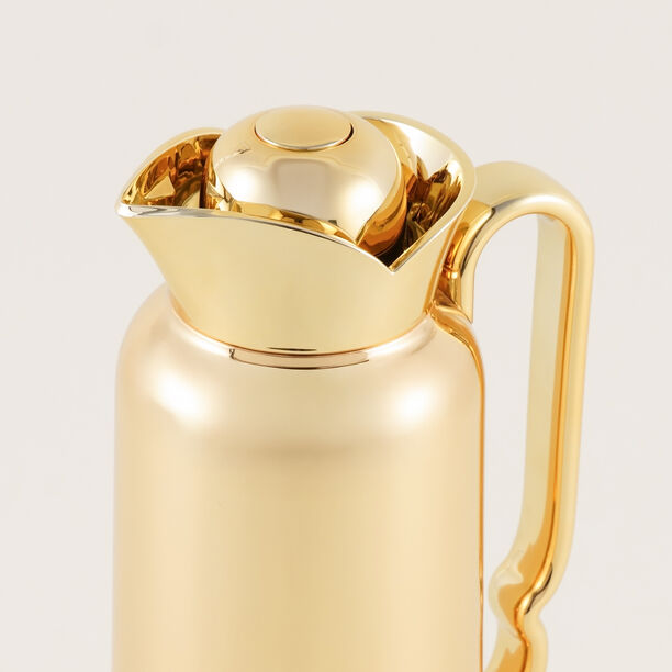 دلتي دلة ستانلس ستيل، ذهبي 1 لتر image number 2