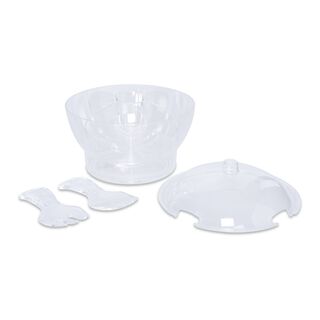Acrylic Serving Bowl With Vented Ice Chamber