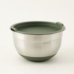 Alberto Stainless Steel Bowl With Silicone Lid, Green, 18 Cm image number 0