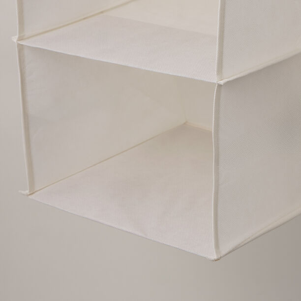 هومز منظم ملابس حقيبة تعليق 4 طبقات من البوليستر، بيج 62*32*26 سم image number 3