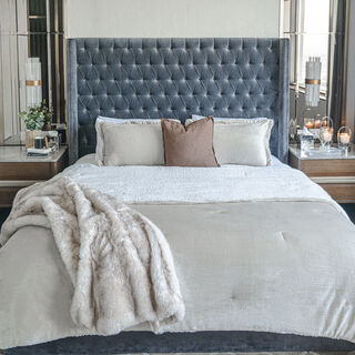 3 Pcs Flannel Comforter Set King Size
