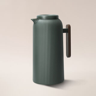Dallaty dark green plastic vacuum flask 1L