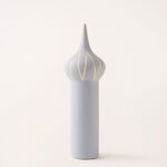 Homez blue ceramic Ramadan decoration 10*10*32.8 cm image number 0