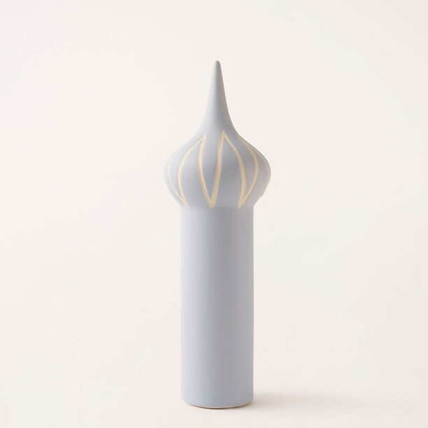 Homez blue ceramic Ramadan decoration 10*10*32.8 cm image number 0