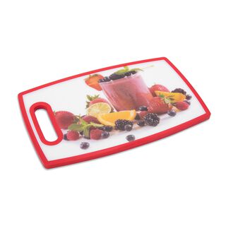 Alberto Plastic Printed Cutting Board Smoothy Design