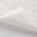 بوتيك بلانش طقم لحاف 5 قطع قطن أبيض كينج/ سوبر كينج 260*240 سم image number 1