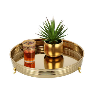 Steel Tray Round Ribbed