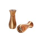 طقم مطحنة فلفل قطعتين خشب  6.8*15سم image number 1