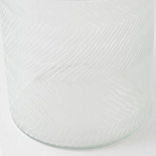 Alberto glass canister set 3pcs 12*12*14cm, silver