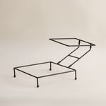 La mesa 2 tier plate set with black stand image number 1