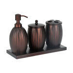 Bath Set Set Of 4 Pcs Copper image number 1