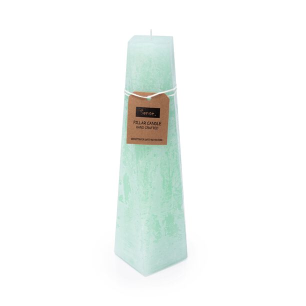 Pillar Candle Shaped Green  image number 0