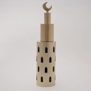 Homez Ramora Collection Lantern, Gold, 11*11*47 Cm