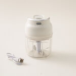 Alberto mini electric stainless steel garlic chopper 230ml in white image number 3