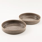 لا ميسا طقم أطباق عشاء فخار من قطعتين، بني image number 1