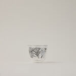 Dallaty white porcelain and glass Tea and coffee cups set 18 pcs image number 2
