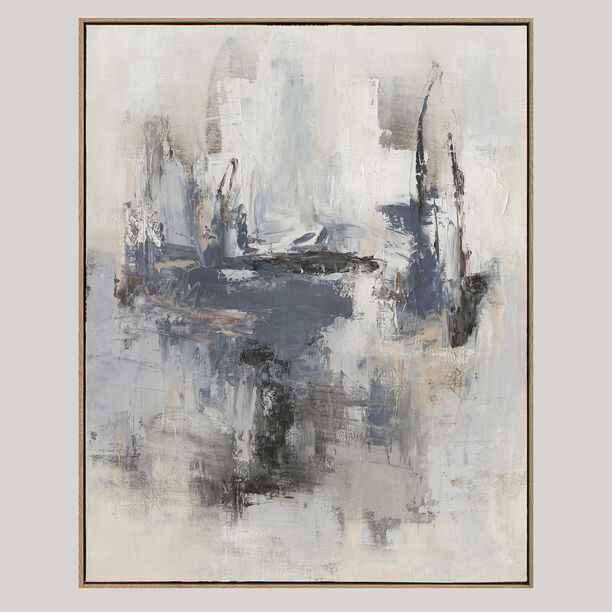 Homez wall art framed canvas wood, 120*150cm image number 0